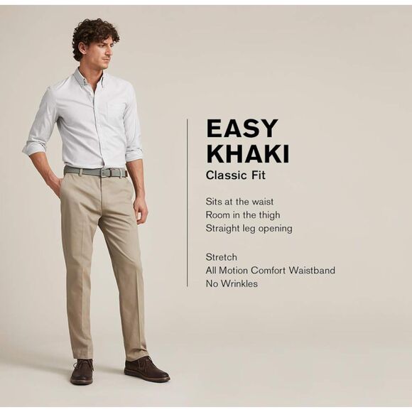 Dockers Easy Khaki Classic fit pants 36x30 - Picture 3 of 6
